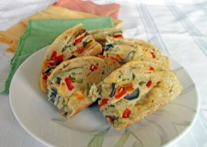 Sourdough Vegetable Stromboli Image